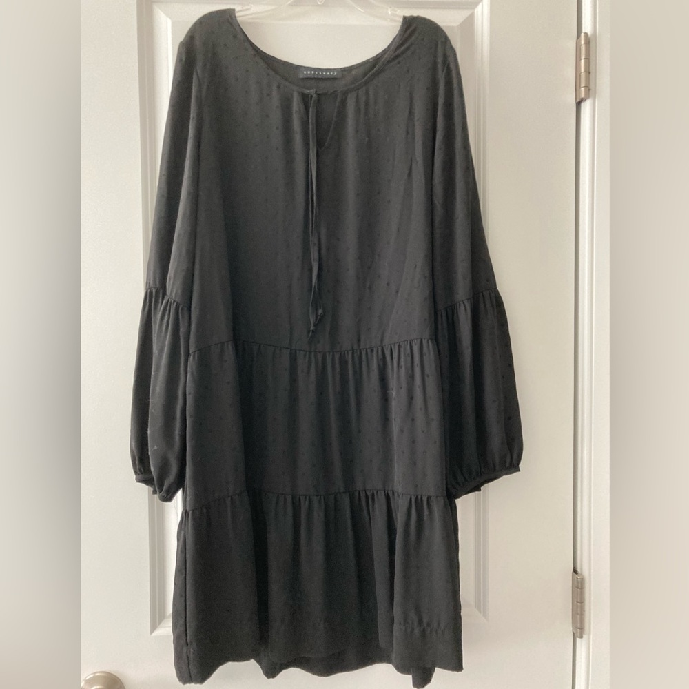 Sanctuary black tiered dress